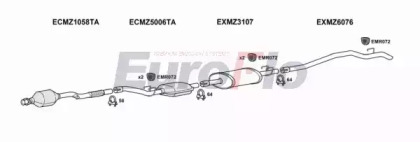 Система выпуска ОГ EuroFlo MZSPR27D 7001A05